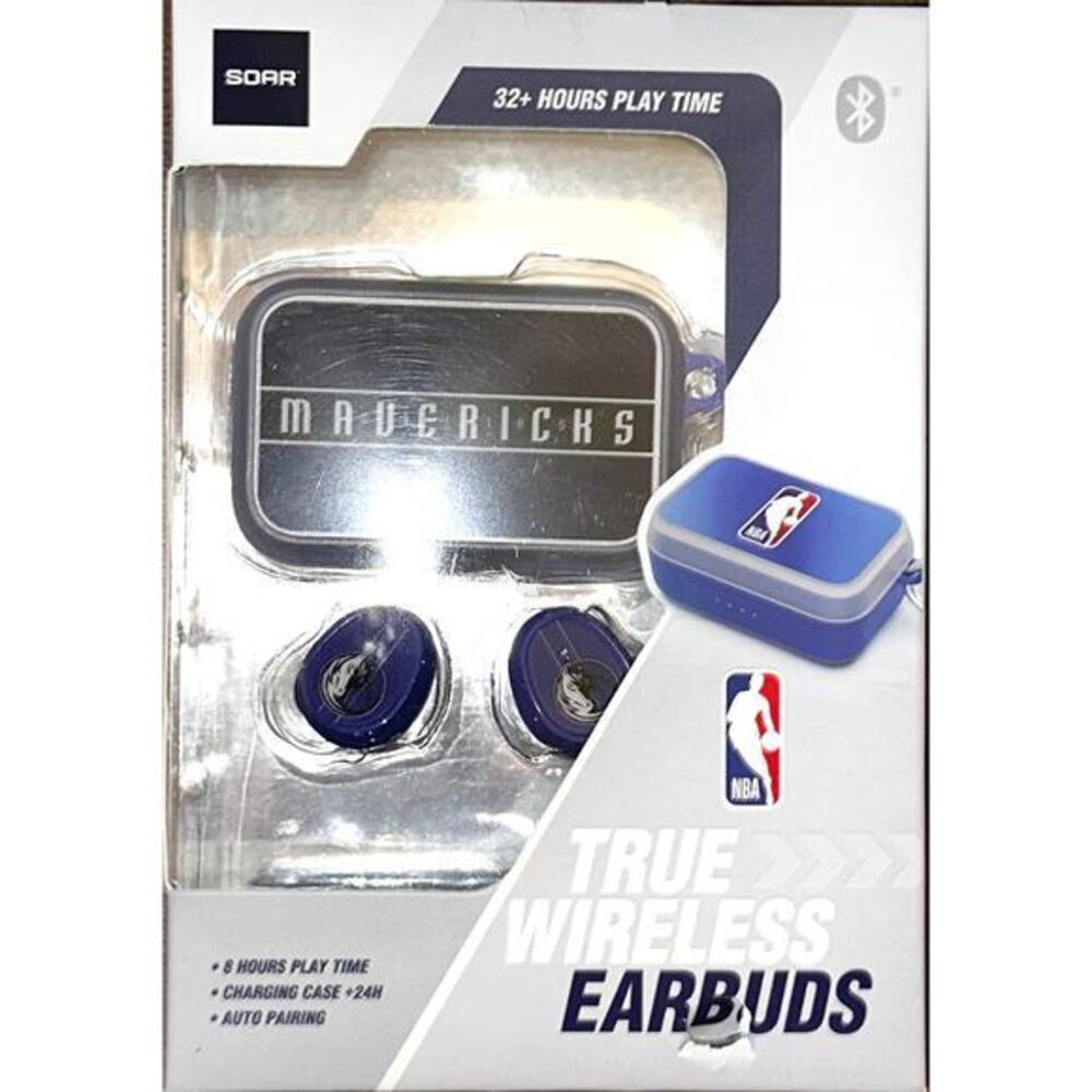 NEW Soar NBA Dallas Mavericks True Wireless Earbuds - Team Pride